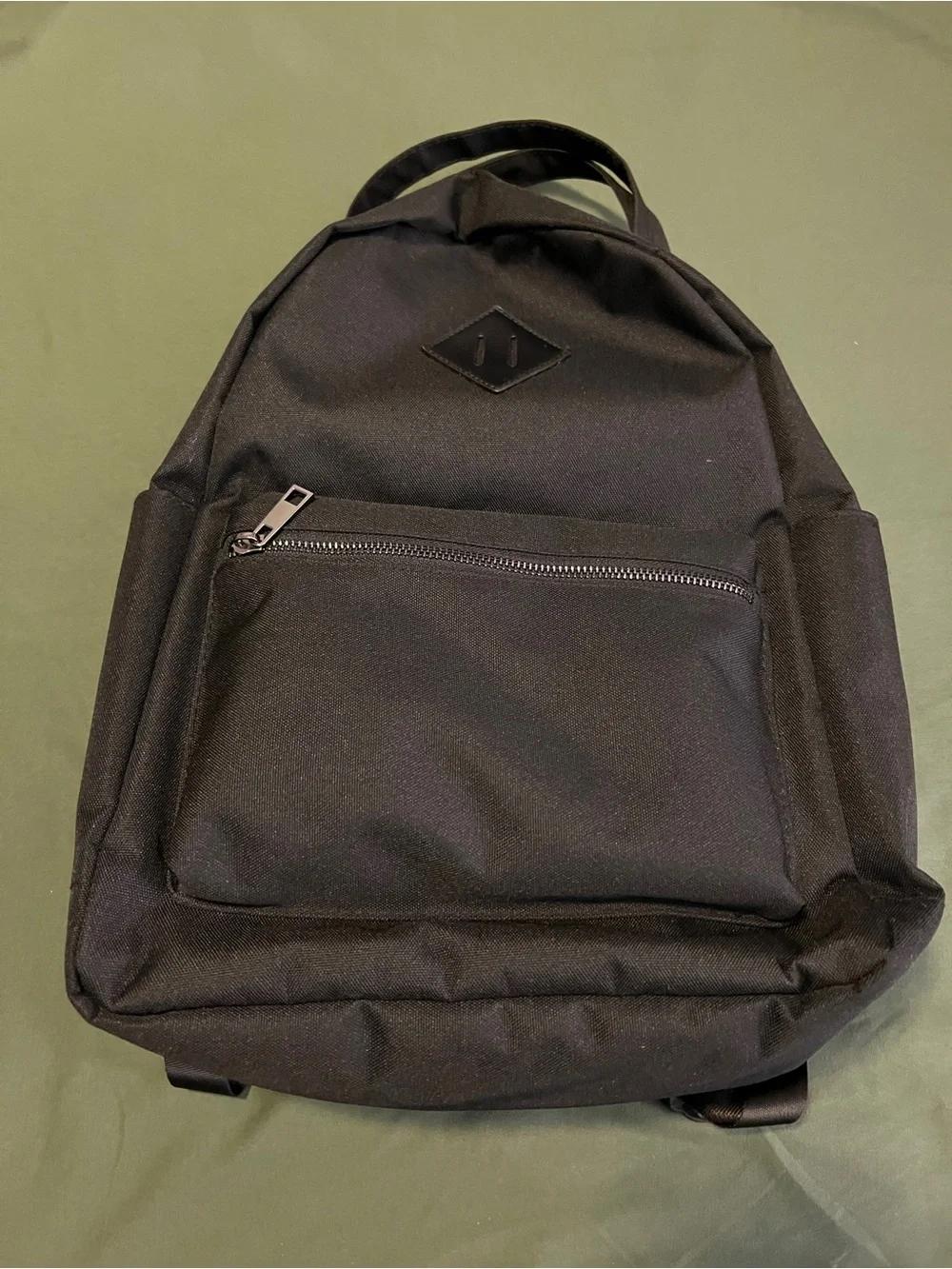 Classic Lightweight Black Backpack - Minimal Everyday - Back to School